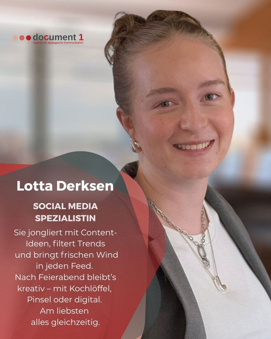Vorstellungsserie document1: Lotta Derksen - document1 Vorstellungsserie document1: Lotta Derksen - document1